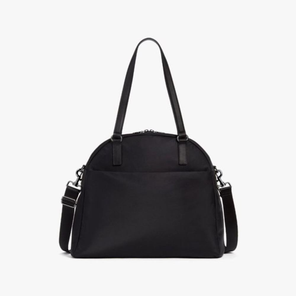 Lo&Sons The O.G. Medium. Black. Purple interior.